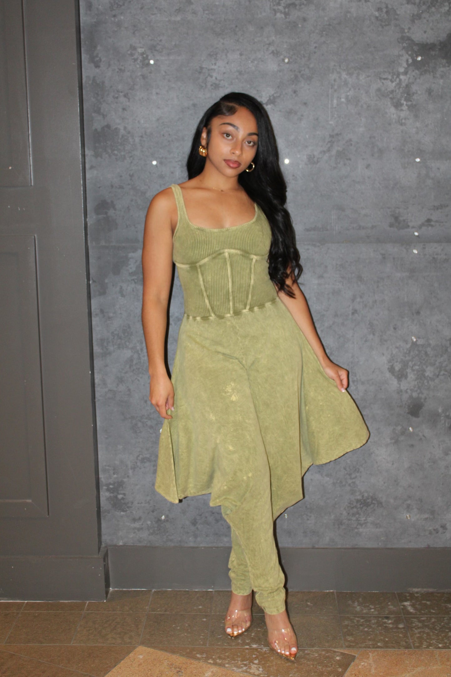 Baggage Green Jumpsuit