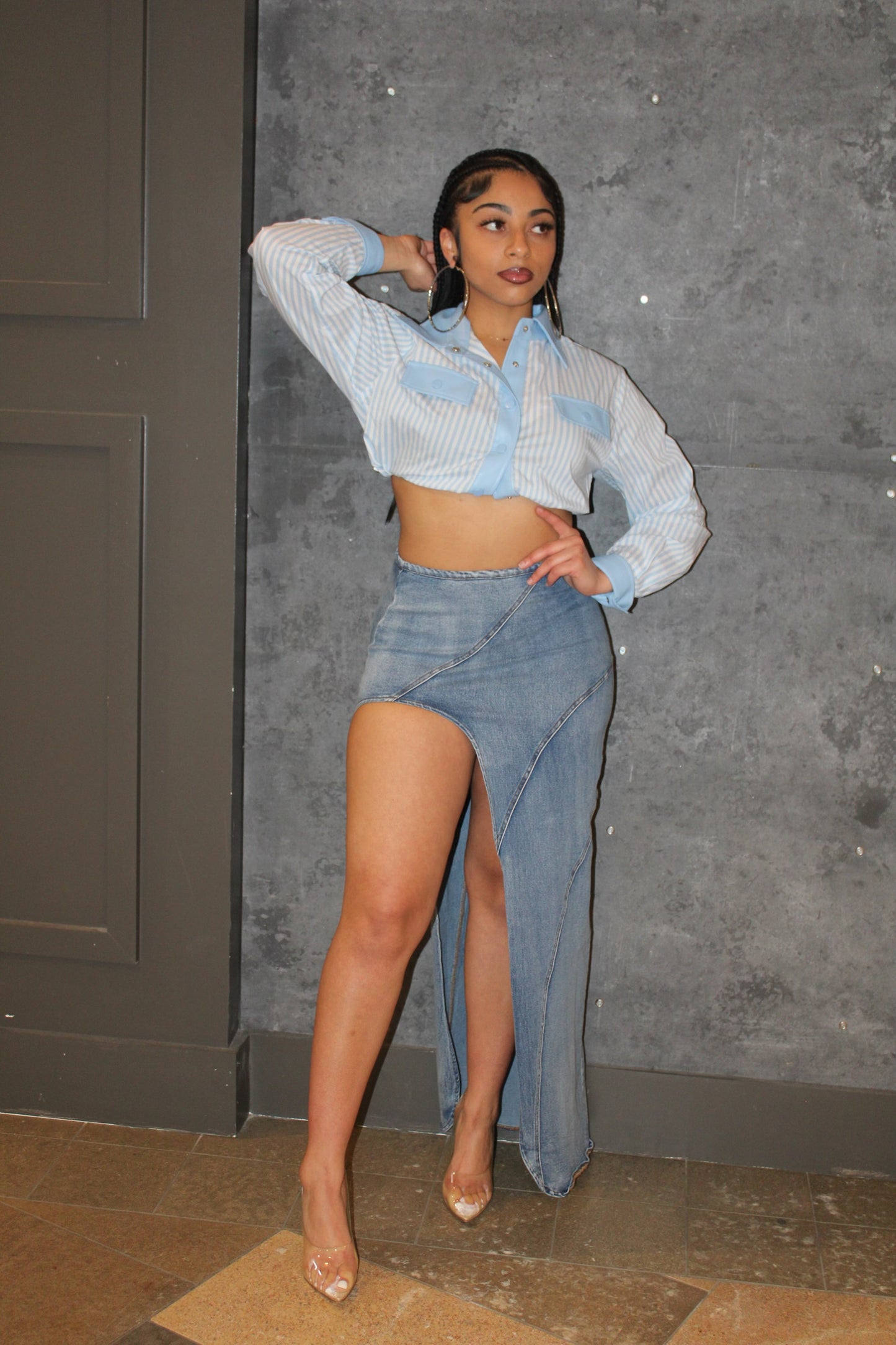 Dele Denim Skirt